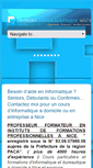 Mobile Screenshot of cours-informatique-nice.com